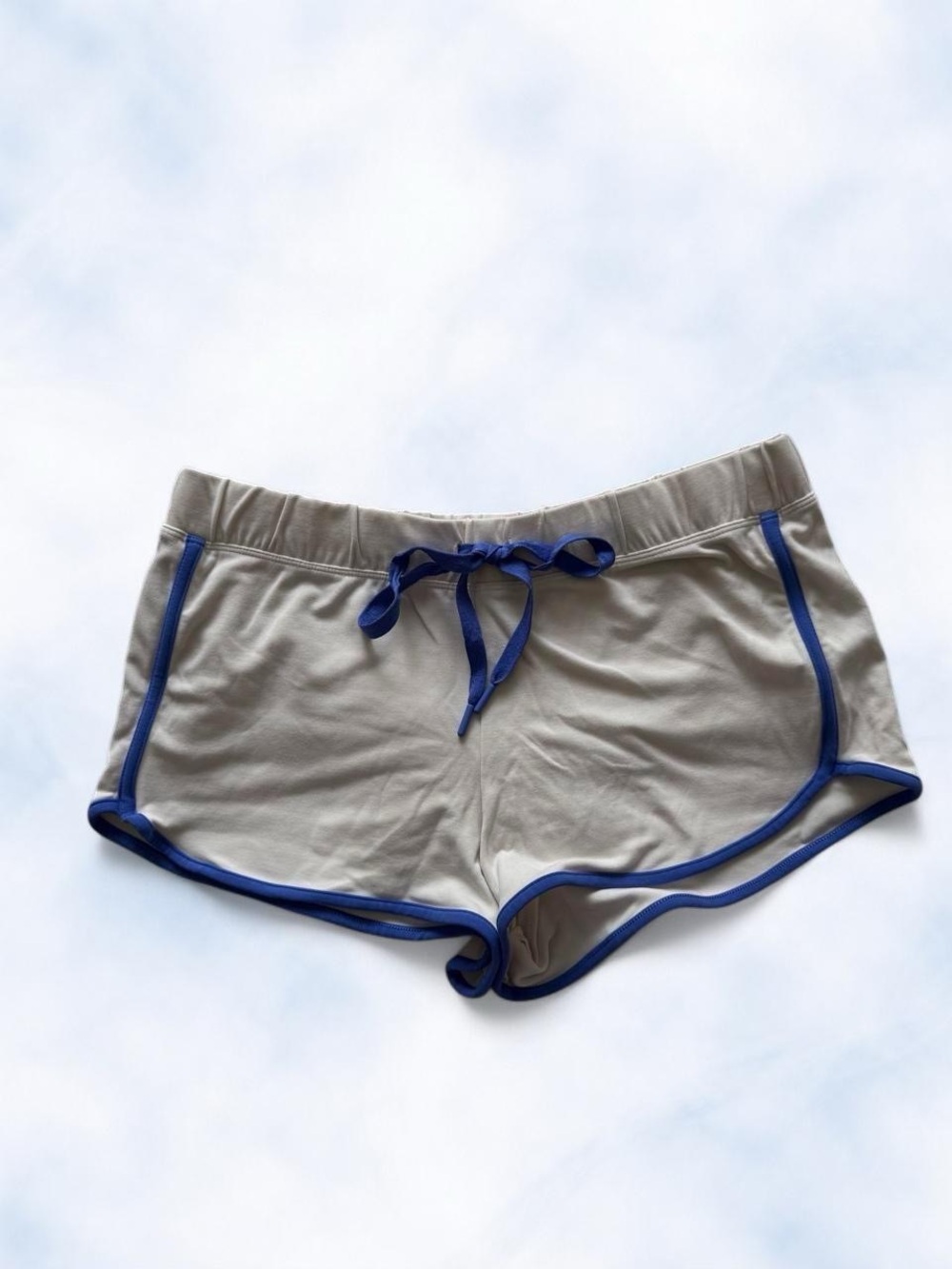 victoria's secret PINK white and blue micro shorts - Picture 2 of 5